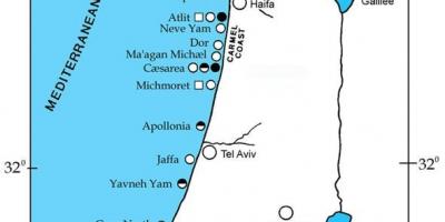 地図のイスラエルポート